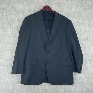 Hart Schaffner Marx 44R Blazer Mens charcoal gray 3882
